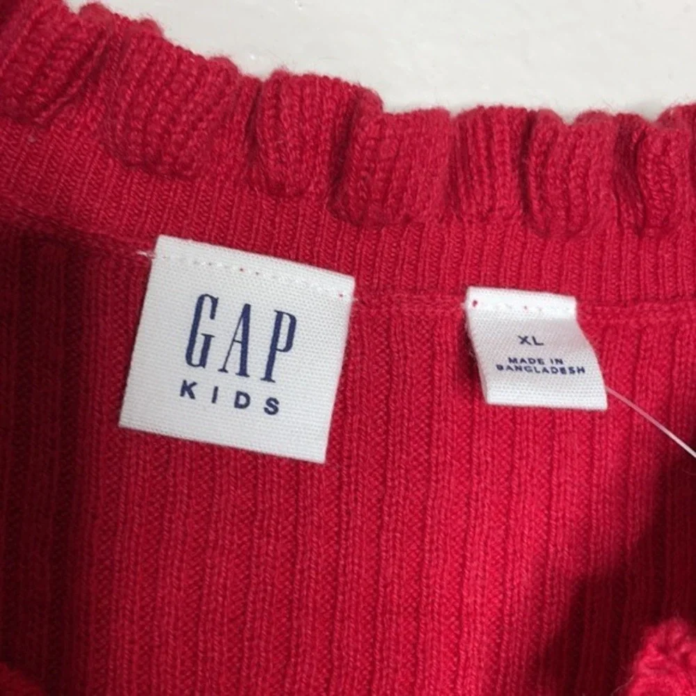 Gap Kids Long Sleeve Red Dress‎ sz XL